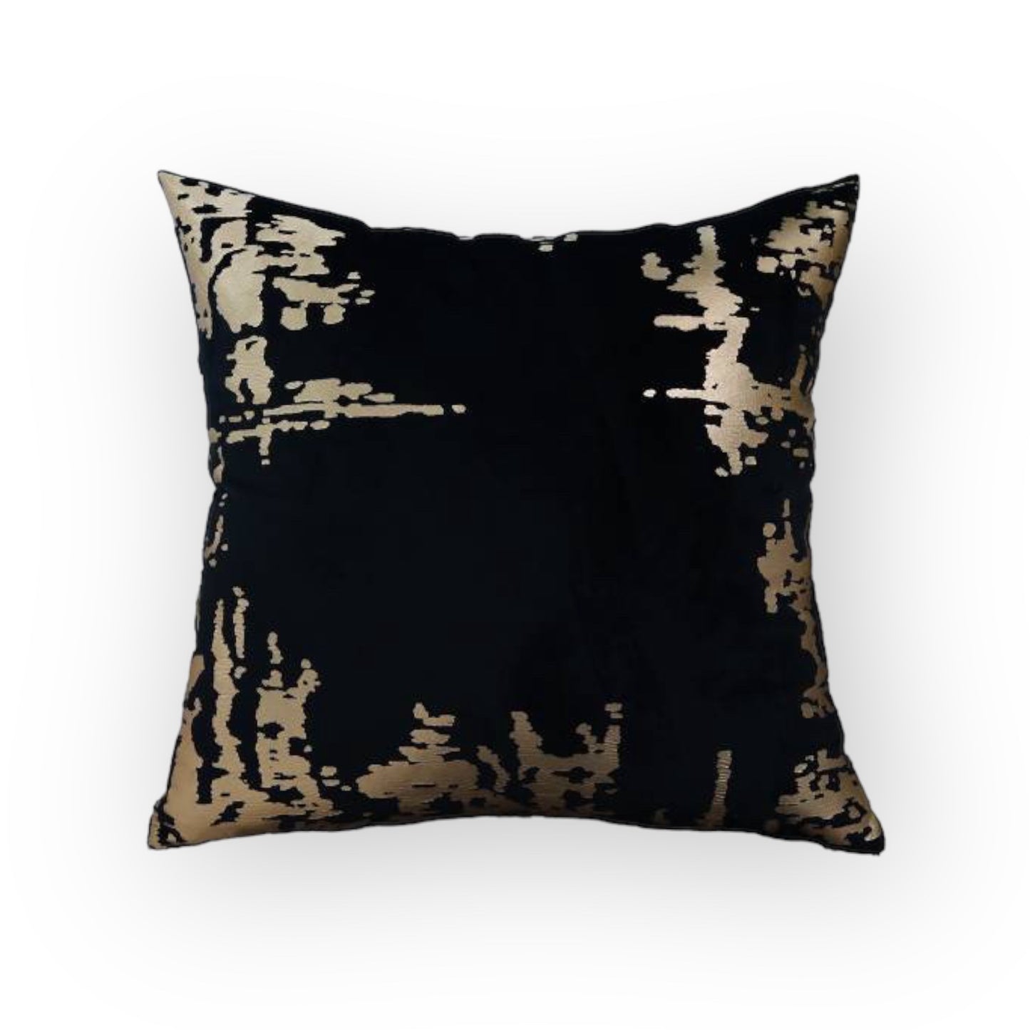 Suede gold pillow