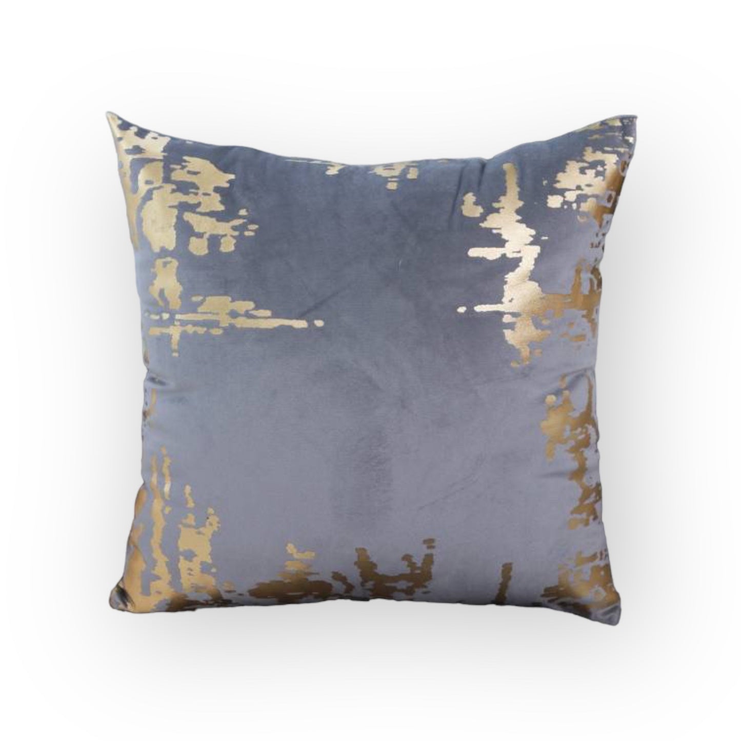 Suede gold pillow