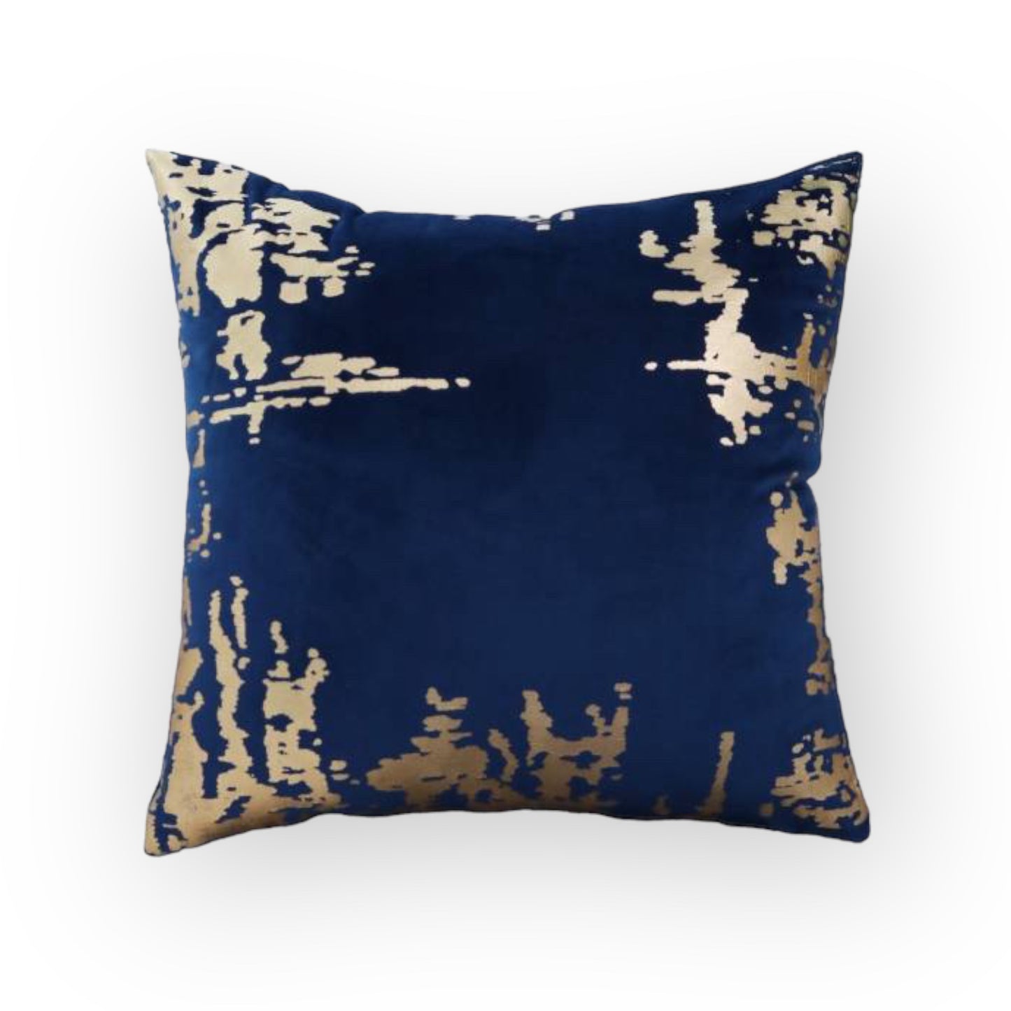 Suede gold pillow