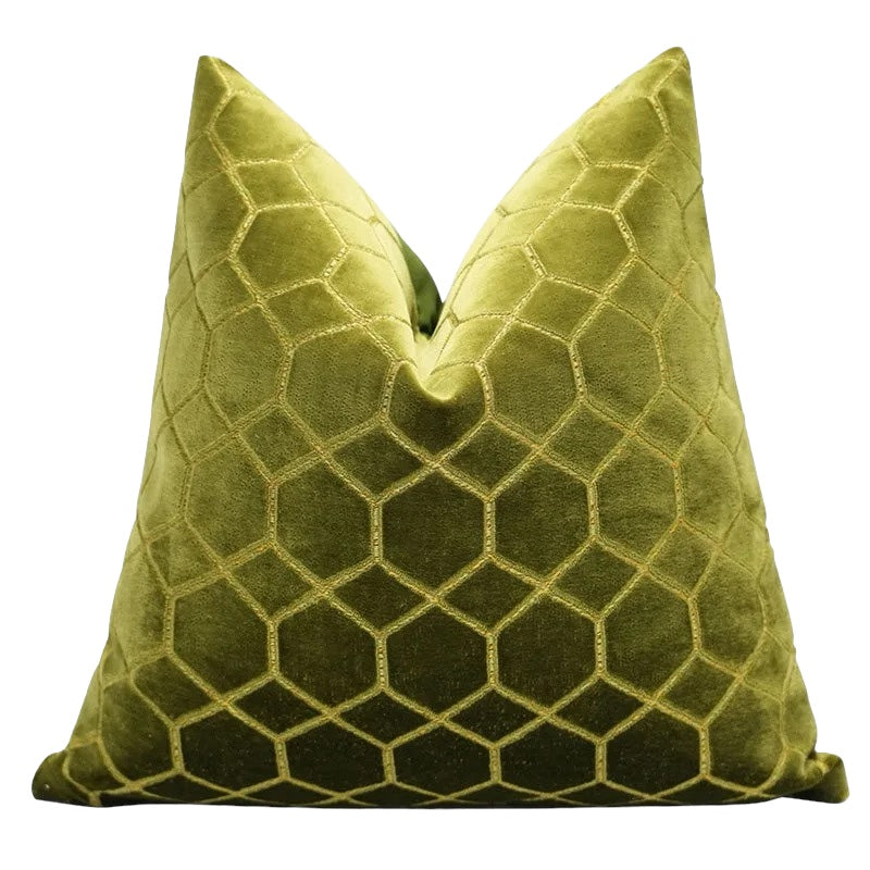 Geometric pillow covers